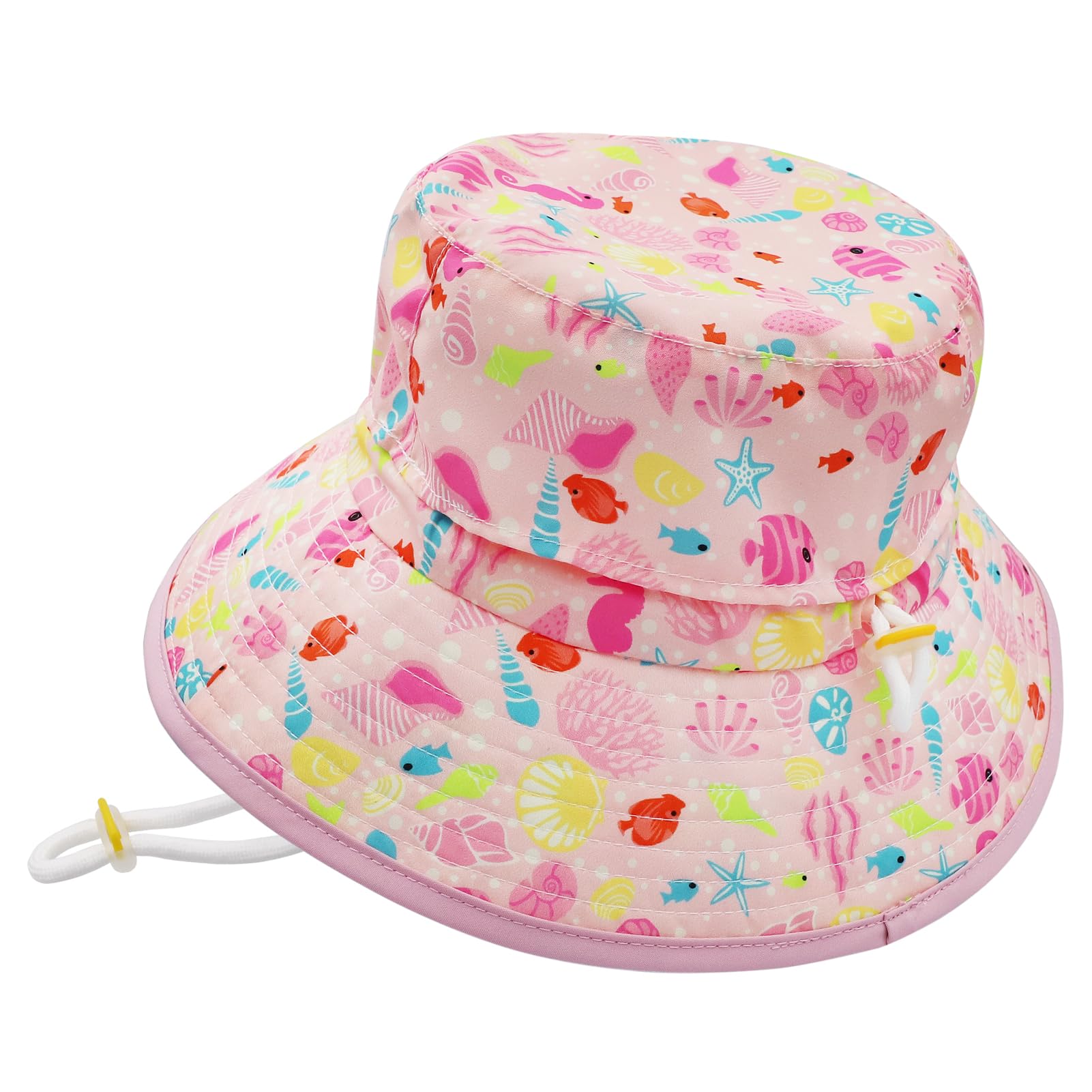 FenFang Sombrero de Sol Verano Bebés, Gorro Pescador Playa Niñas Niños, Gorras Secado Rápido, Sun Hat ala Ancha Sombreros Ajustable Exteriores
