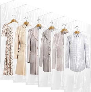 20 Pack Dry Cleaners Bags, 60x150 cm Dry Cleaning Bags, Dust-proof Dry Cleaners Plastic Bags for Clothes for Dry Cleaner, Home Storage, Travel, Moving