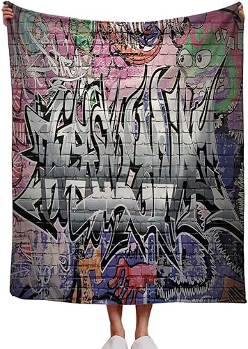 Mantas acogedoras y mantas de pared de ladrillo para cama de microfibra polar de 30 pulgadas x 40 pulgadas