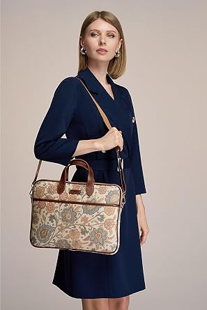 MORCA Laptop Briefcase Macbook Air Pro 13.3 & 14 inch Compatible, Antique, IZG2006