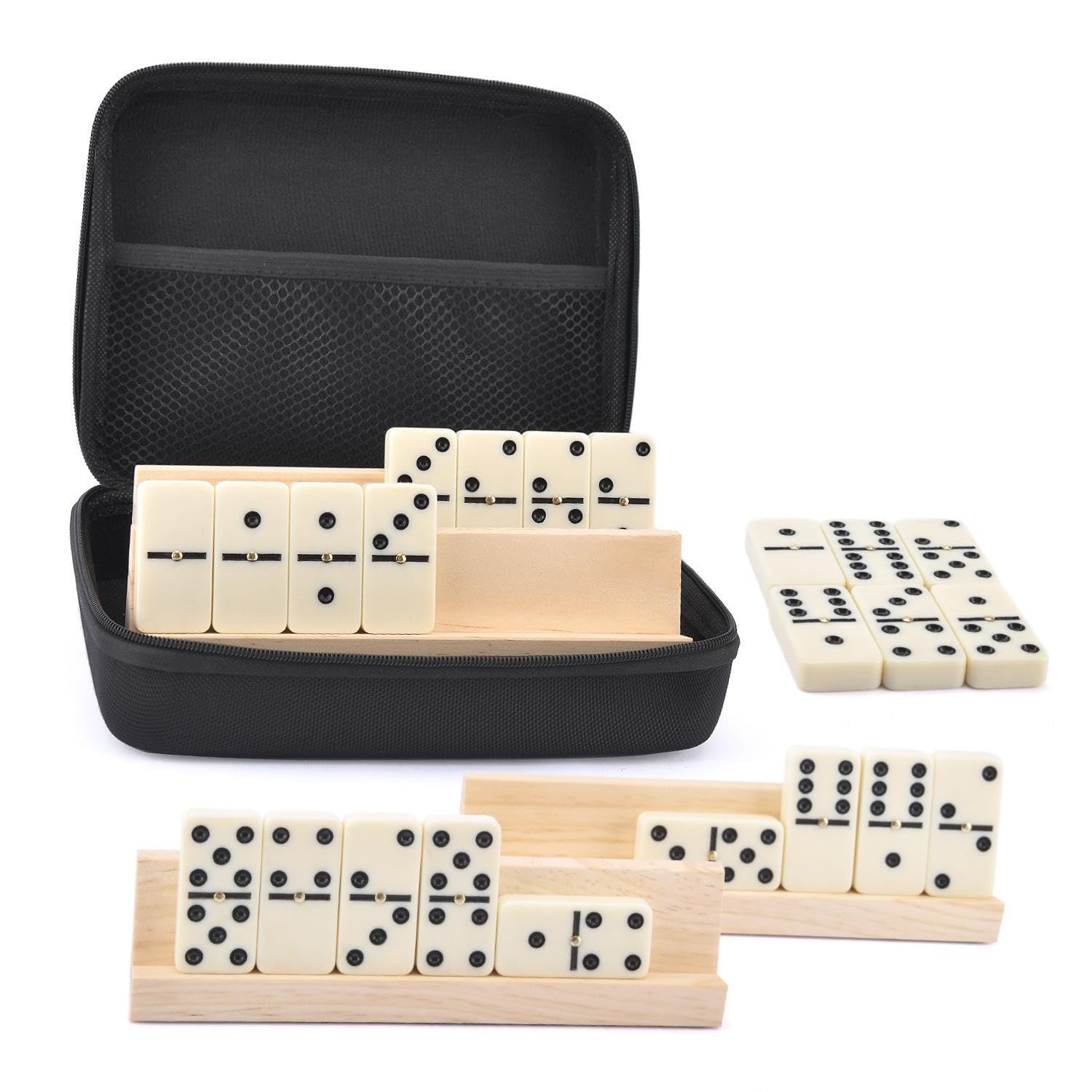 Classico set da gioco da tavolo Double Six Fun 28 tessere Attività serali di gioco al coperto Giochi per famiglie Bomboniere per feste Tessere da