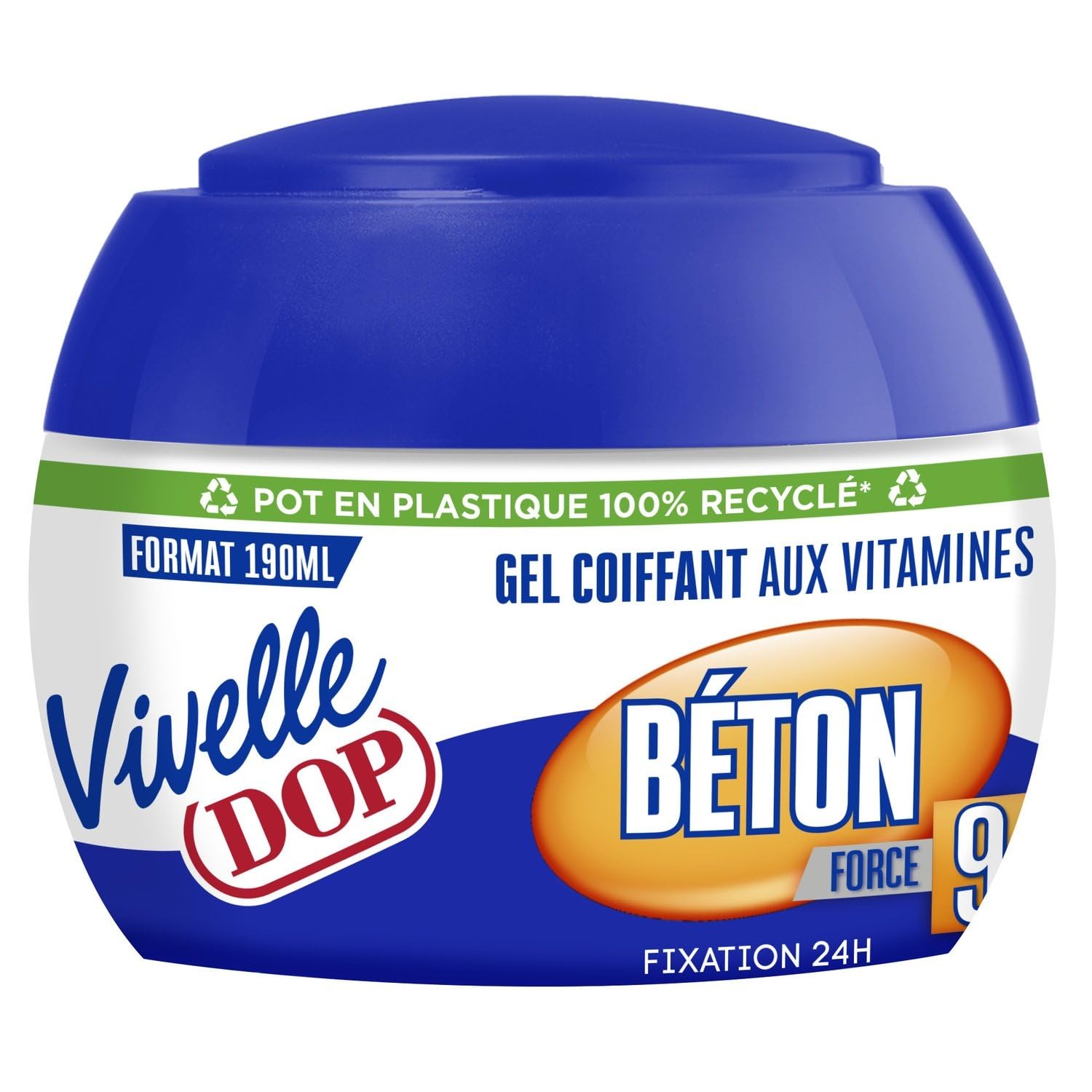 Gel coiffant ultra fixant Vivelle Dop Force 9 pot 190mL lot de 3 - 2