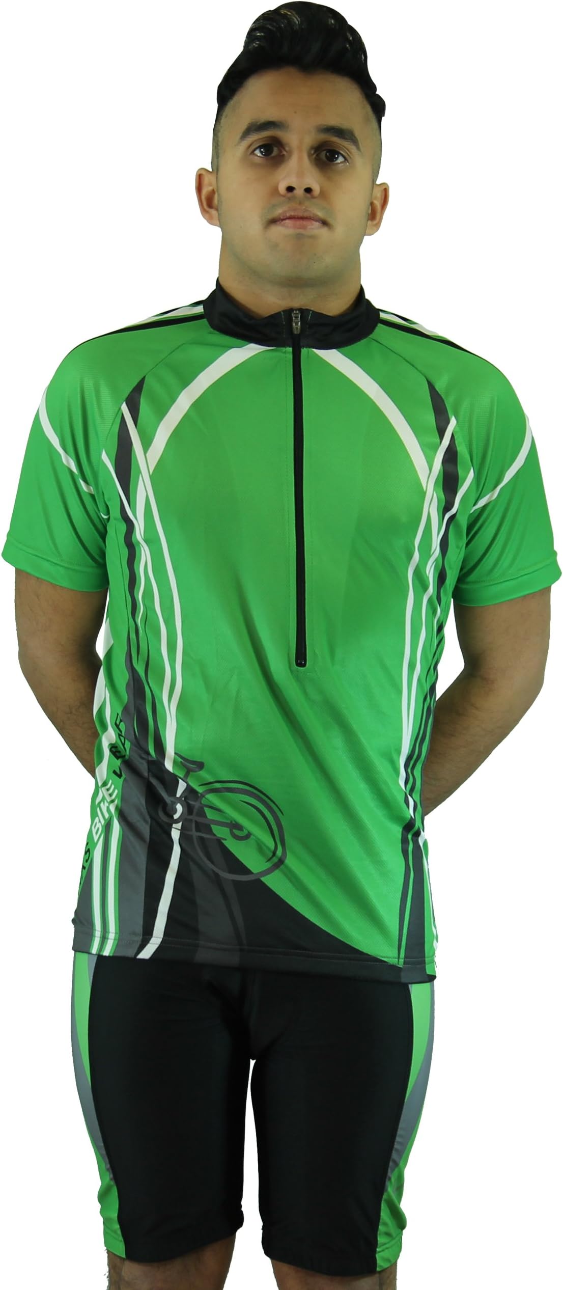Maks Cycling Jersey with Sublimation Print Race Cut Short-Sleeve Bike Biking Shirt