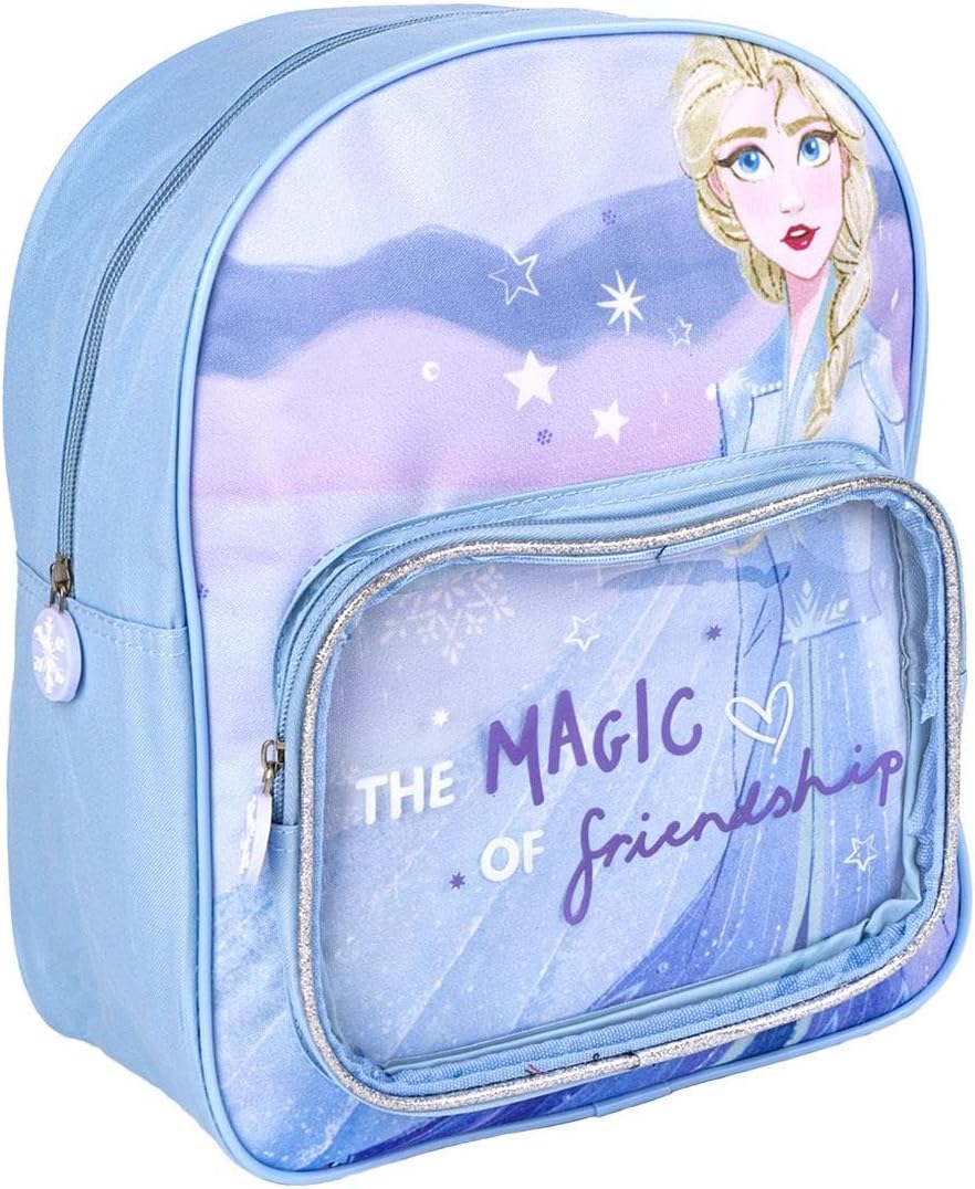 Amazon.co.jp ディズニー アナと雪の女王 バックパック リュックサック クリアポケット 透明 リュック かばん 30 x 25