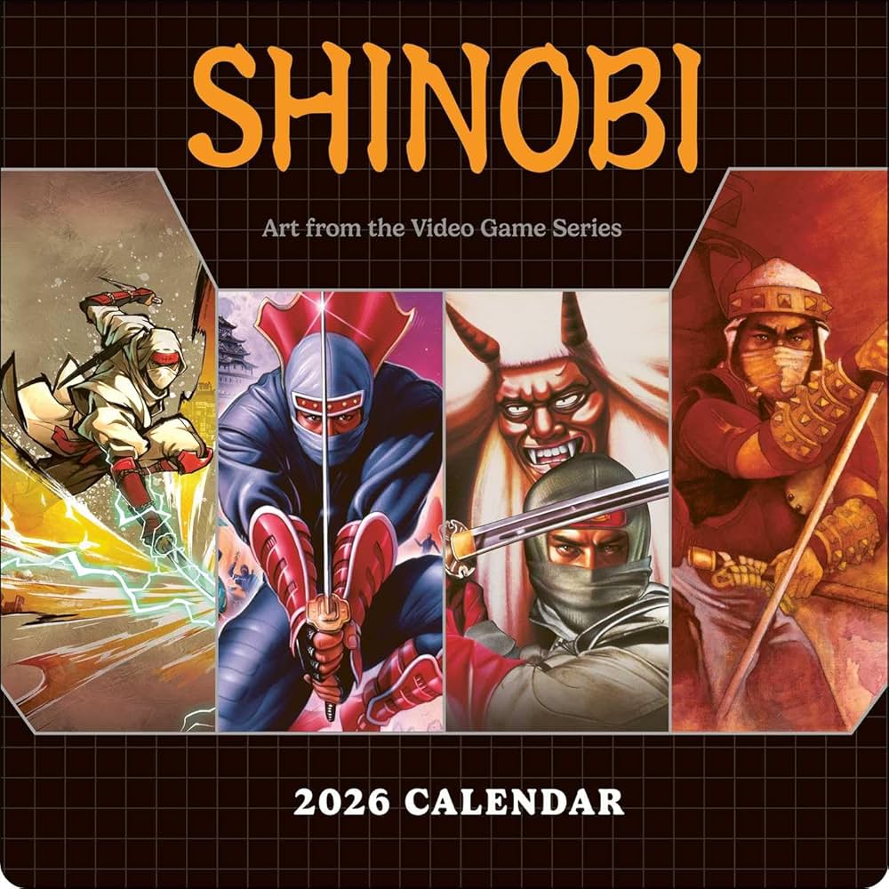 Amazon.com: Shinobi 2026 Wall Calendar: 0663899978722: Sega