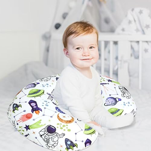 Miniatura 3 de TANOFAR Funda de almohada de lactancia para niño, fundas elásticas para almohada de lactancia, suaves y agradables al tacto, funda de almohada de