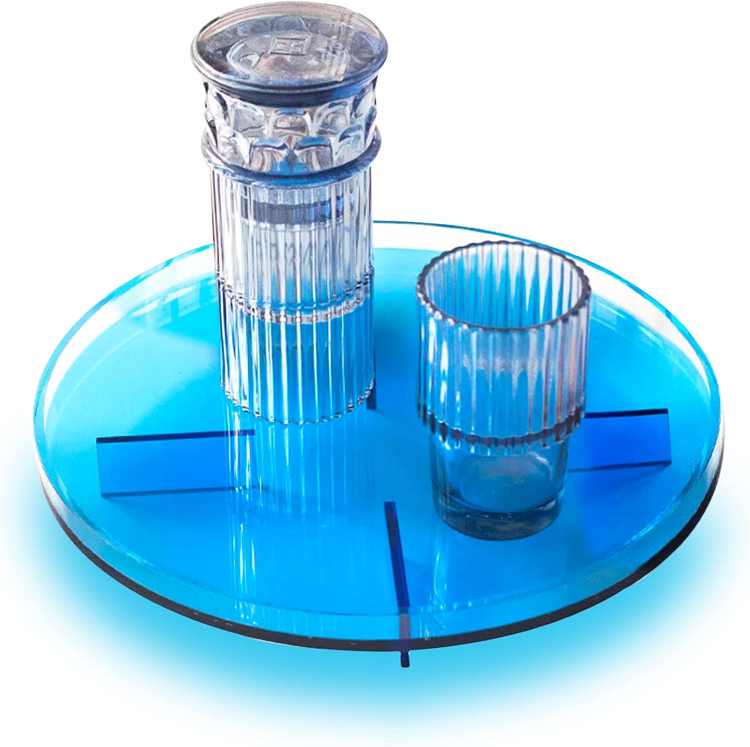 Upving Decorative Tray for Coffee Table Decor Acrylic Tray