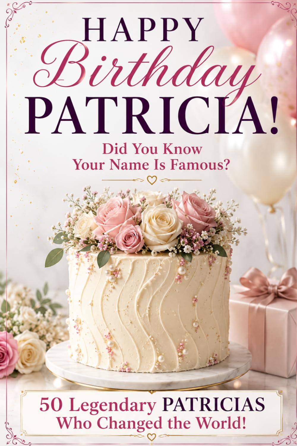 Happy Birthday, PATRICIA! Did You Know Your Name Is Famous?: 50 Legendary Patricias Who Changed the World