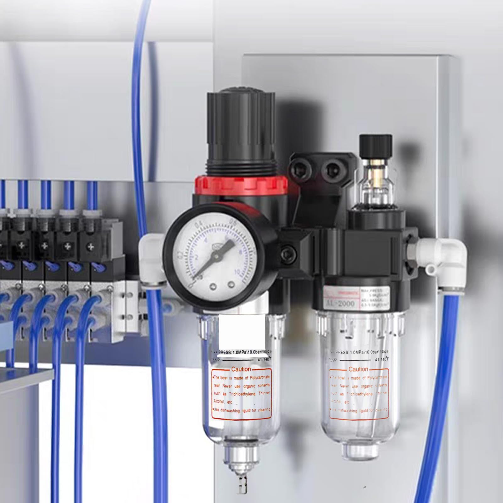 Perslucht tank 1000L – Stalen druktank met manometer | Gebruikt