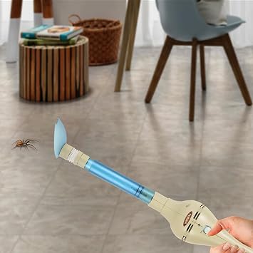 Lentek Cordless Bug Catcher Vacuum with Charging Stand | Rechargeable Electronic Insect Trap | Indoor Outdoor Pest Control | Spider Wasp Ant Fly Fruitfly Centipede Home Cottage RV