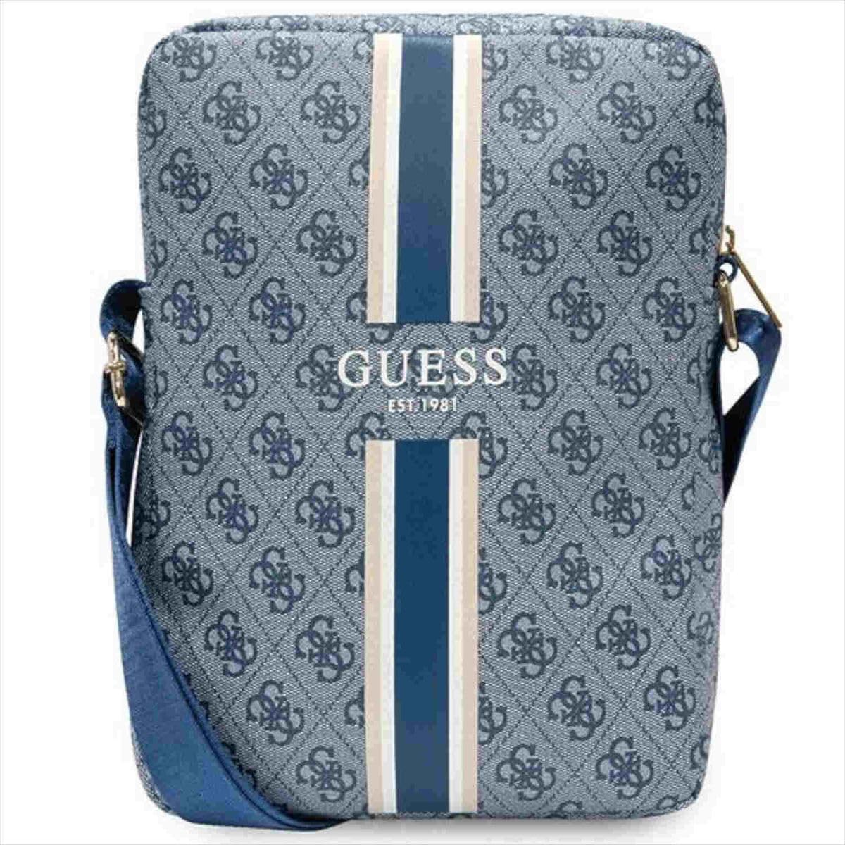 Guess Tasche GUTB10P4RPSB 10" Blau 4G Stripes Tablet Bag