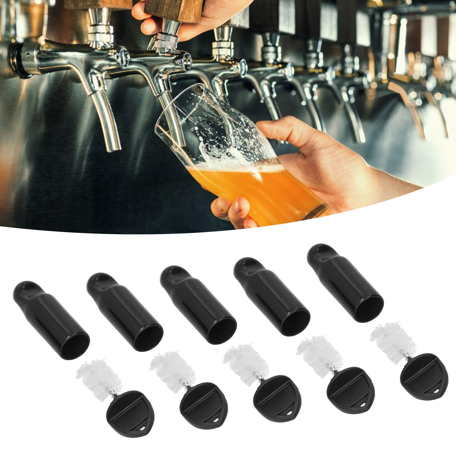 Brosse de nettoyage pour robinet de bière en ABS noir pour bars | Leroy Merlin Brosse de nettoyage pour robinet de bière en ABS noir pour bars | Leroy Merlin
