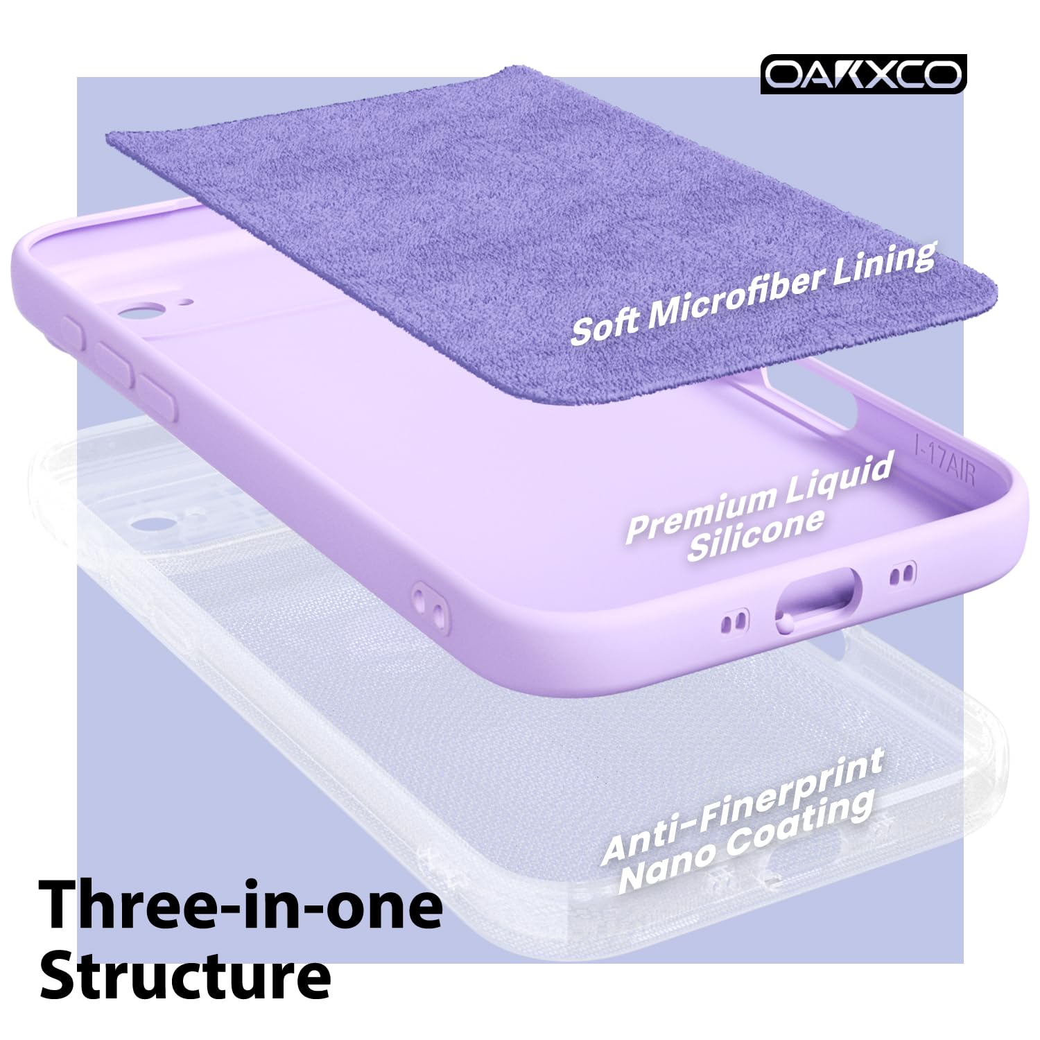 oakxco for iPhone 16 Pro Max Case Liquid Silicone, Soft Rubber Gel Elegant Aesthetic Basic Simple Cover, Cute Thin Slim TPU Matte Solid Color Plain Smooth Case for Women Girl, Light Pink — view 1569
