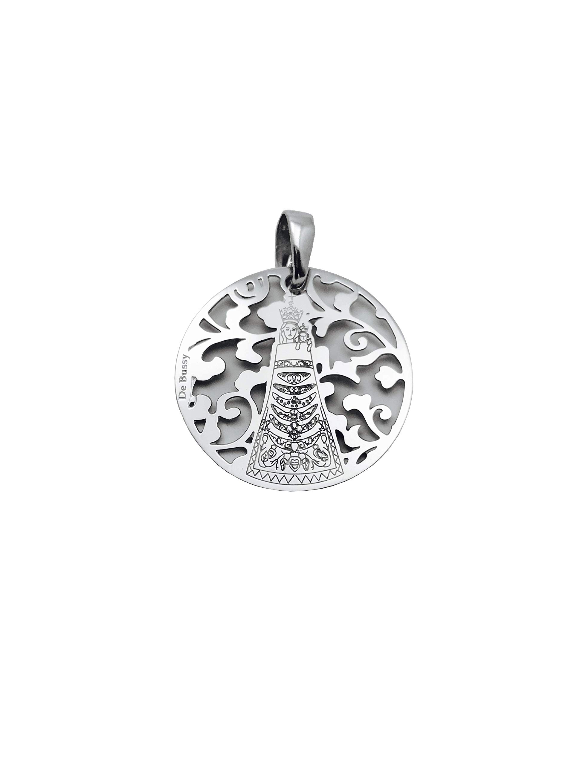 Medalla Virgen de Lourdes en Plata de Ley®