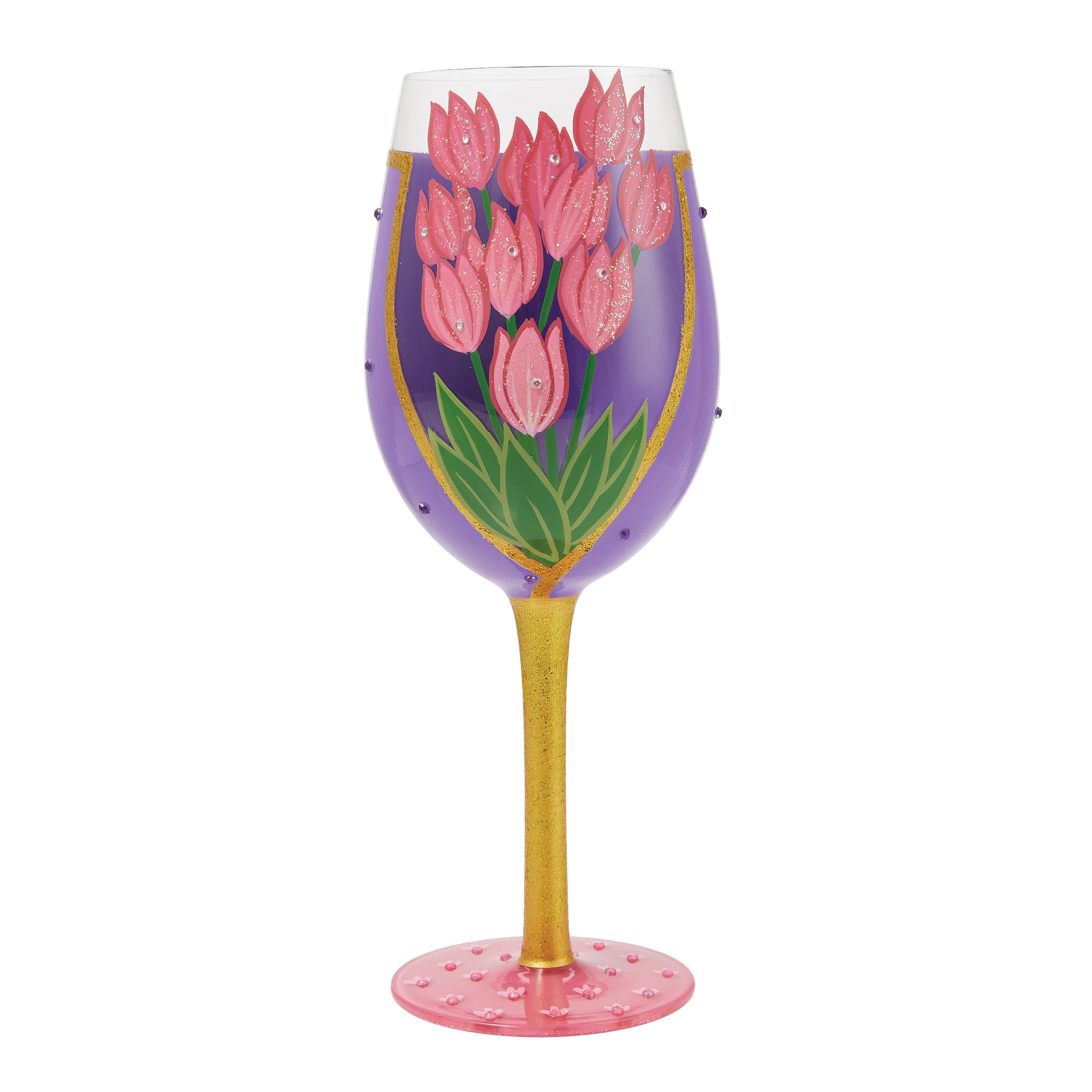 Verre à vin Lolita Enesco multicolore pour repas de fête des mères et apéritif en terrasse