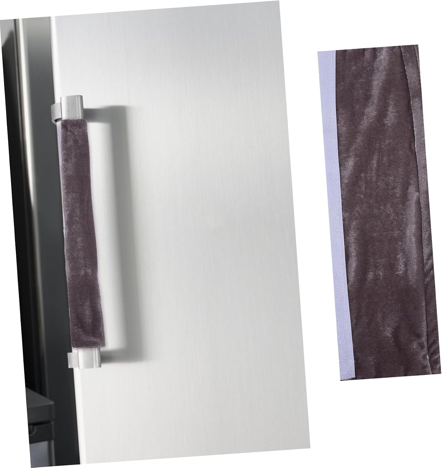 Gatuida 18pcs Cloth Refrigerator Handle Cover Stylish Kitchen Appliance Protector Grey Door Knob Sleeve Easy to Ovens Cabinets Washing Machines