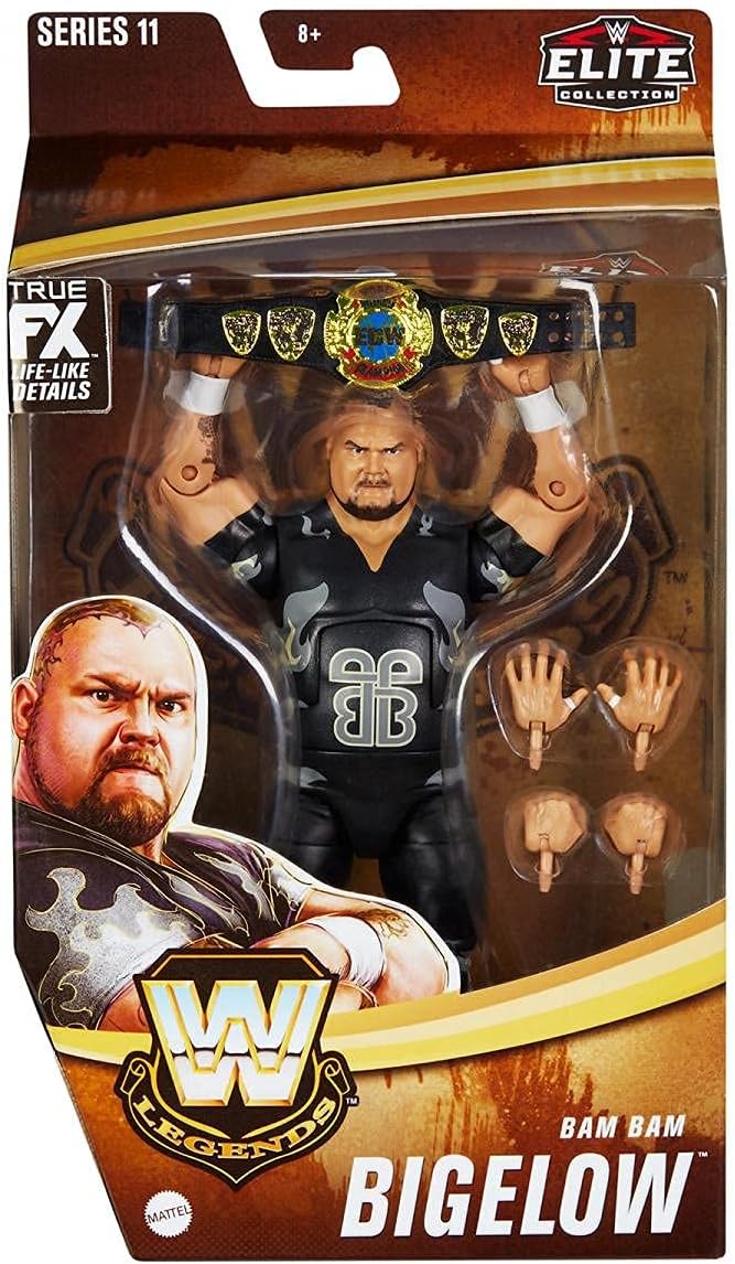 WWE Wrestling Elite Collection Legends Series 11 Bam Bam Bigelow Action Figure