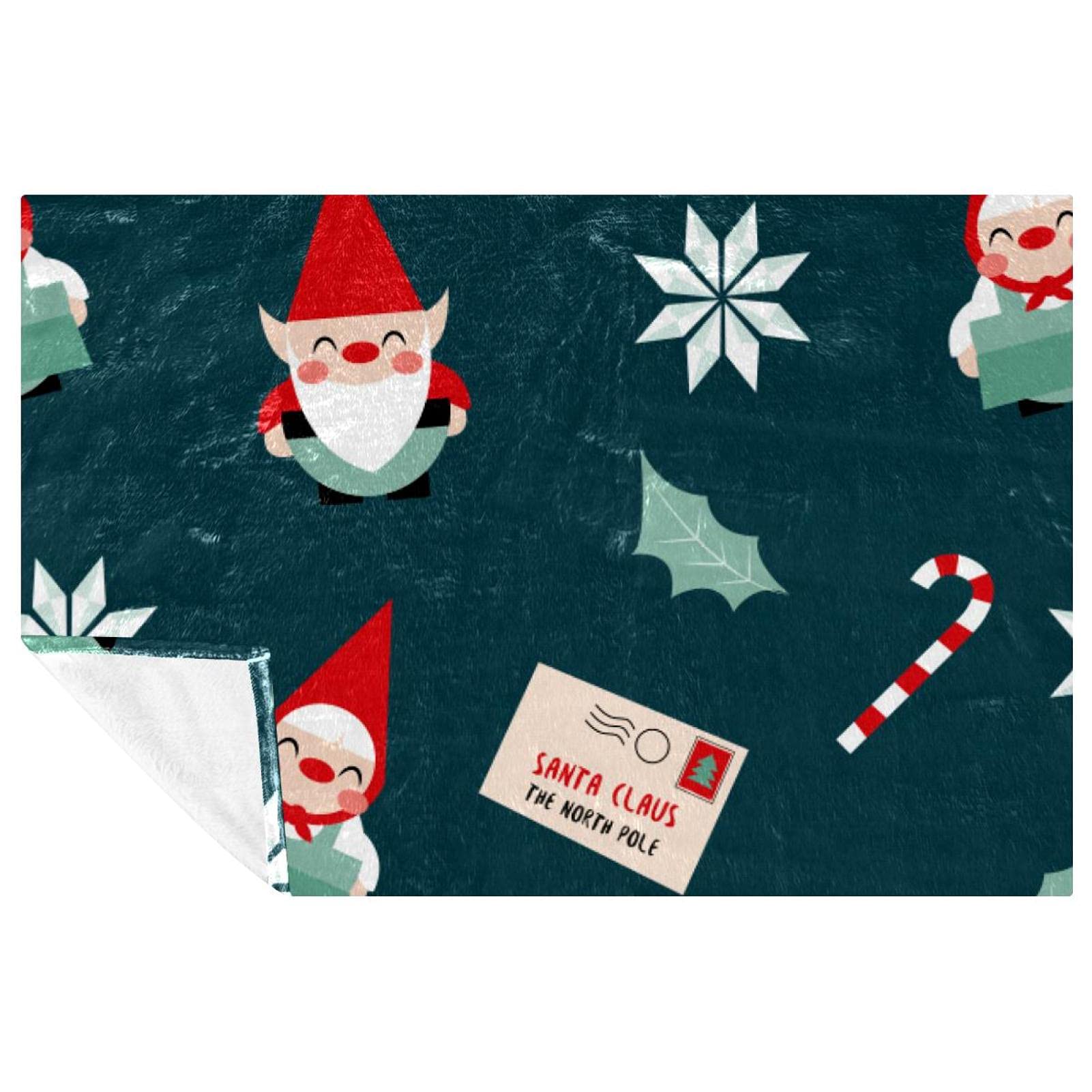 Couverture de Noël pour pique-nique et camping en motif imprimé sans couture
