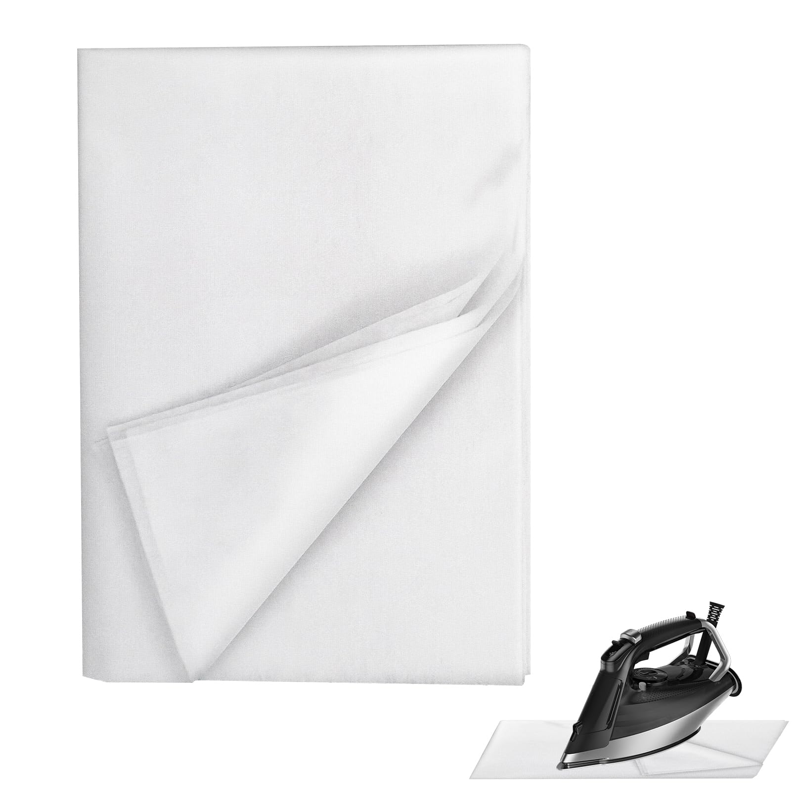 Fusible Interfacing for Sewing Iron On Interfacing Medium Weight 100cm Wide 2 Meters White Non Woven Single Side Fusible Interfacing Fabric Iron on for Sewing,Quilting,Crafting and Dress Making