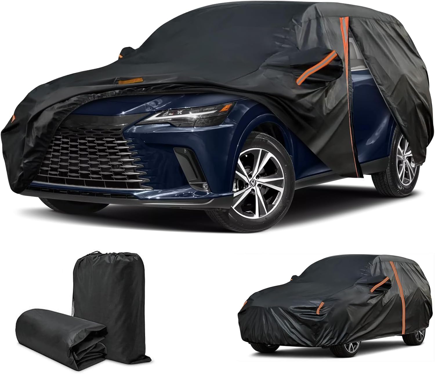 Car Covers for Automobiles All Weather Waterproof, Cover for Lexus RX350/450h/350 F Sport/350L/450h/RX 450hL/350 F Sport/450h F Sport/350h/450h+, Sun UV Dust Snow Protection