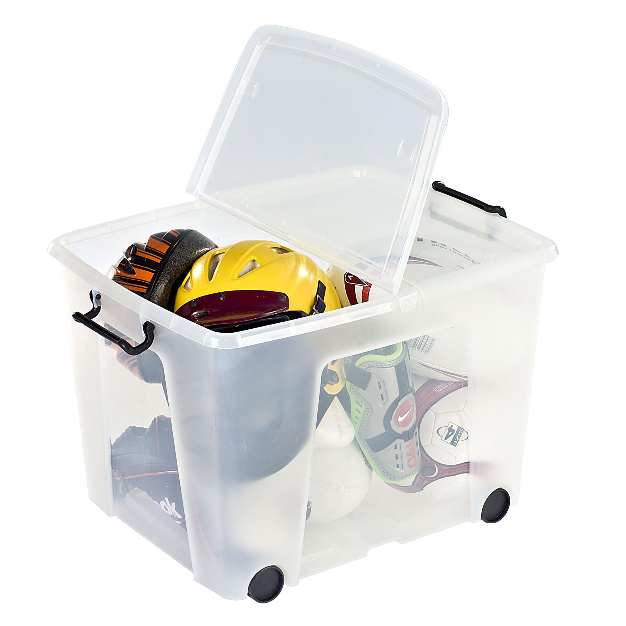 Strata by CEP Boîte de Rangement 75 L + roulettes HW676 Cristal