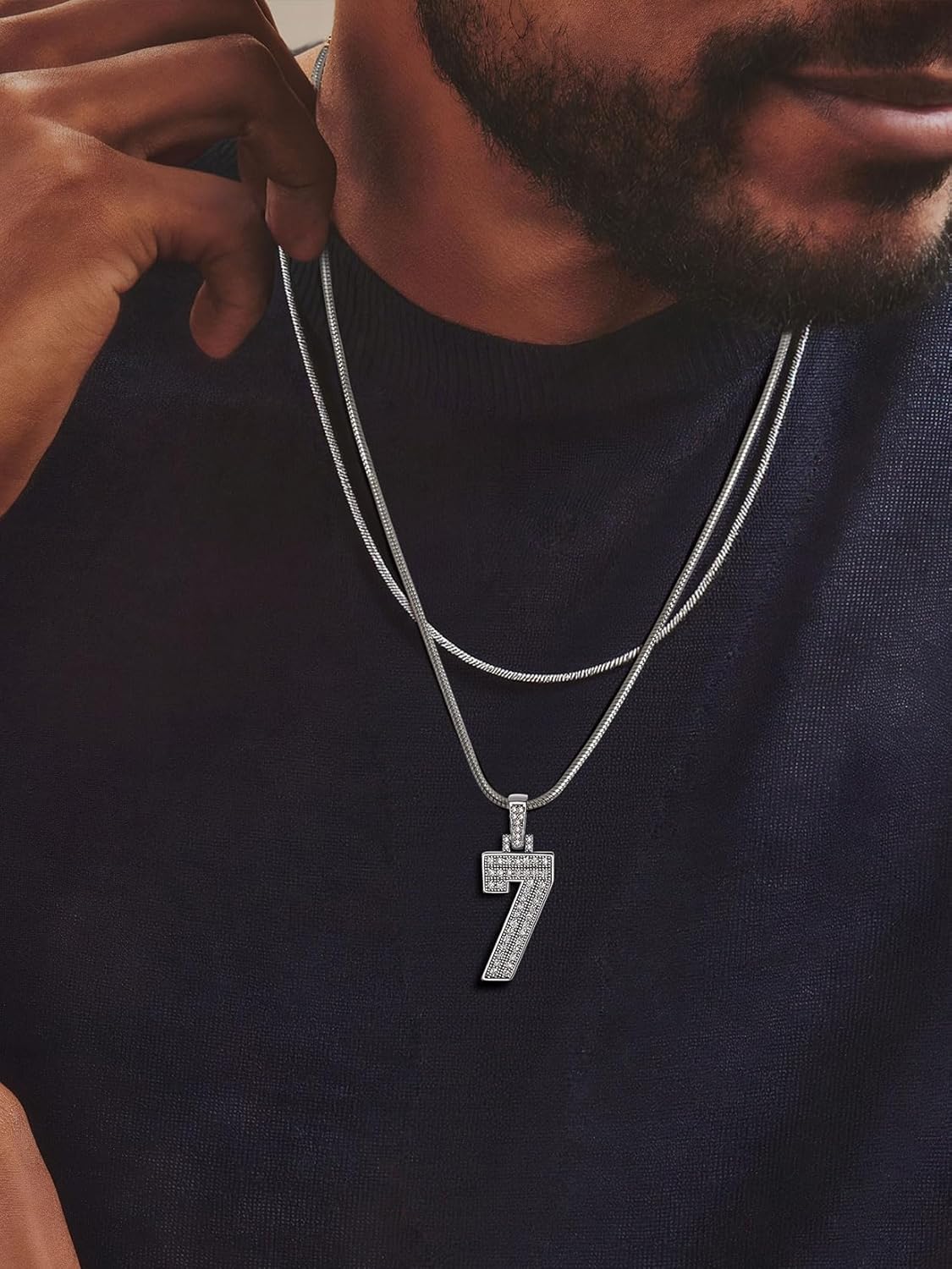 ChainsPro Round Snake Chain for Men Women Choker Layered Necklaces, 16-30inch Stainless Steel/Gold Plated/Black Hip Hop Men's Chain Necklace - Image 2