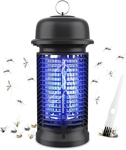 Exterminador de insectos al aire libre, exterminador eléctrico de mosquitos de 20 W de alta potencia, impermeable, para interiores, hogar, patio,