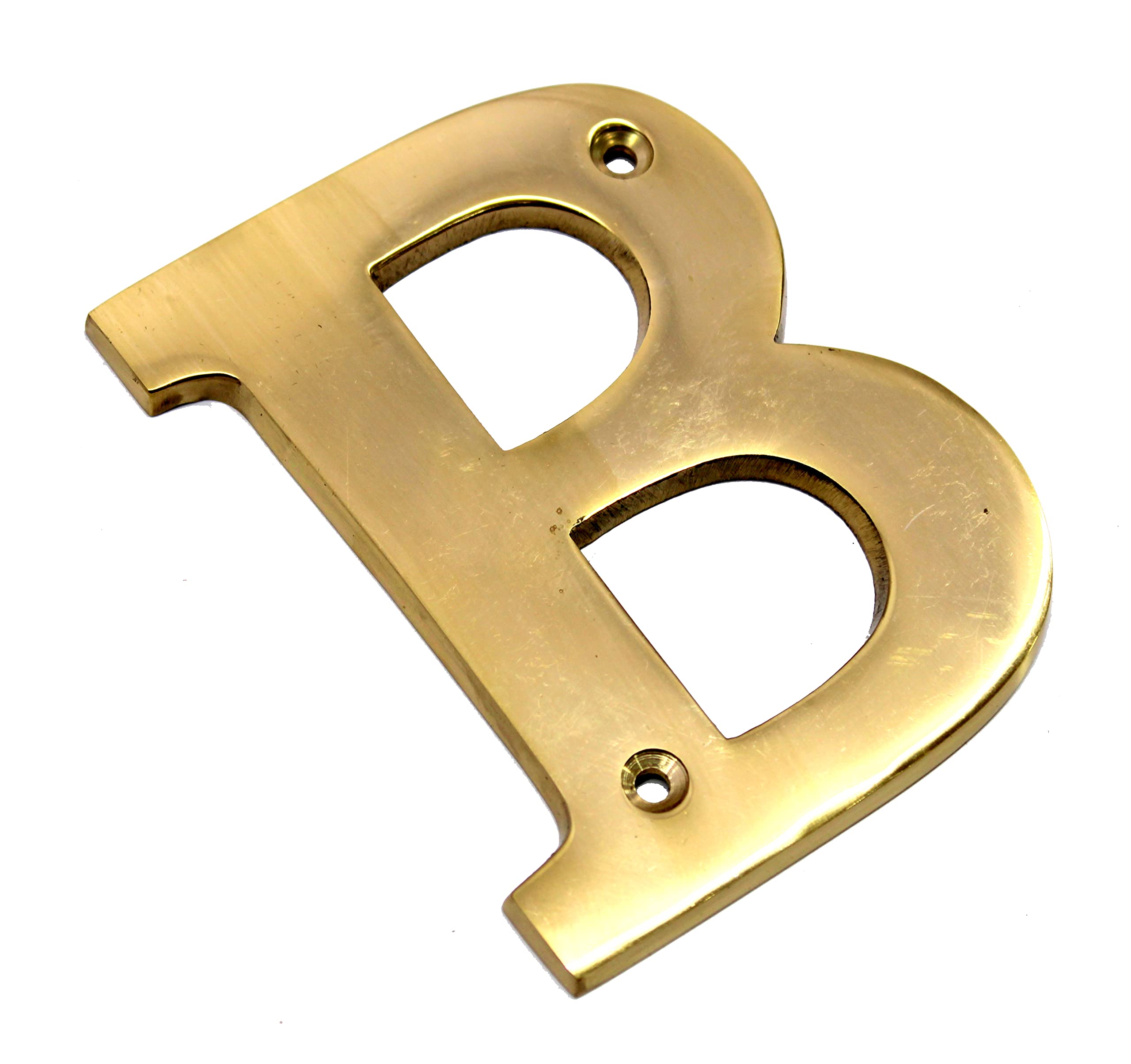 eSplanade Brass House Hotel Door Name Alphabets - Wall Door Plaque Alphabet Letter - Golden - 4" Inches ("B" Alphabet - 4") — Amazon image 3