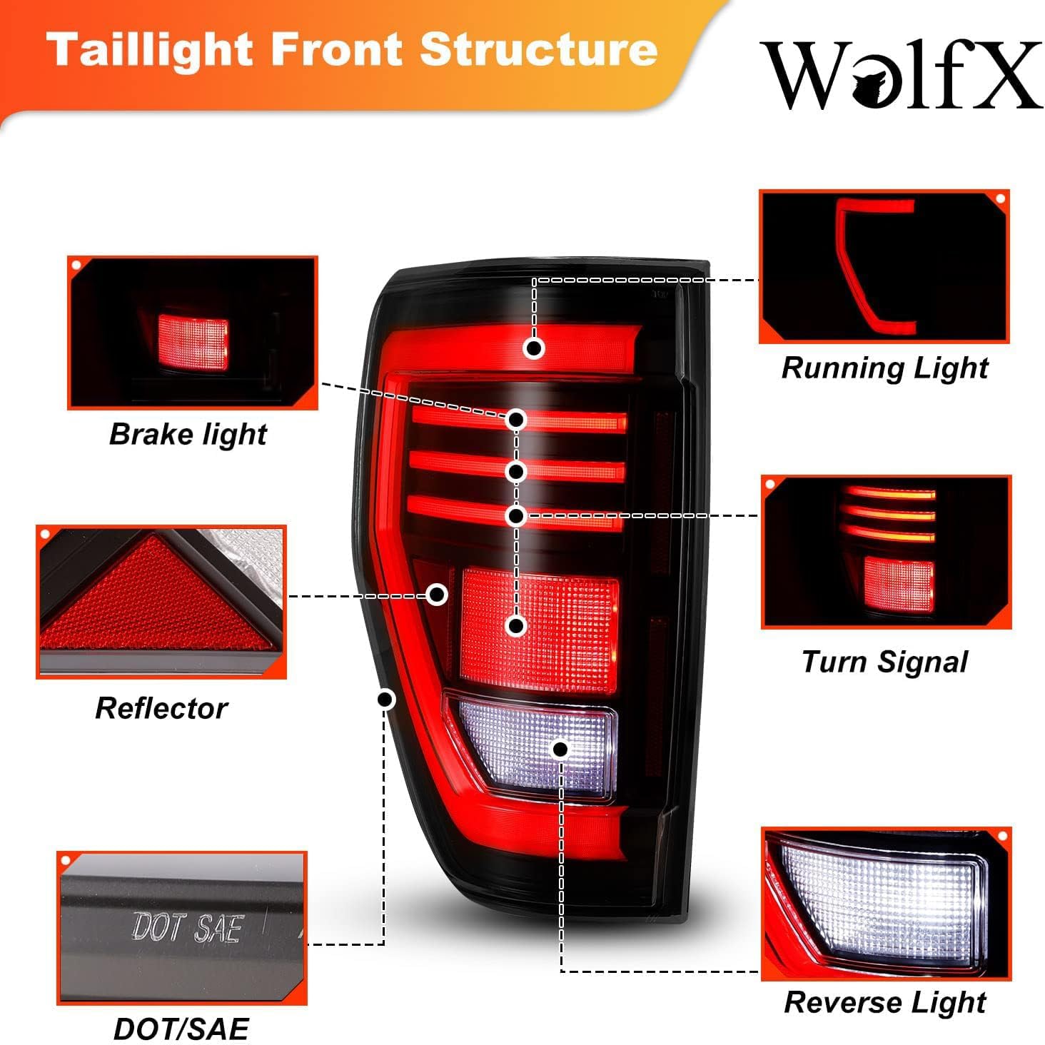 RedRock F-150 Top Half Mirror Covers; Chrome T537715 (09-14 F-150 W/o - Foto 5