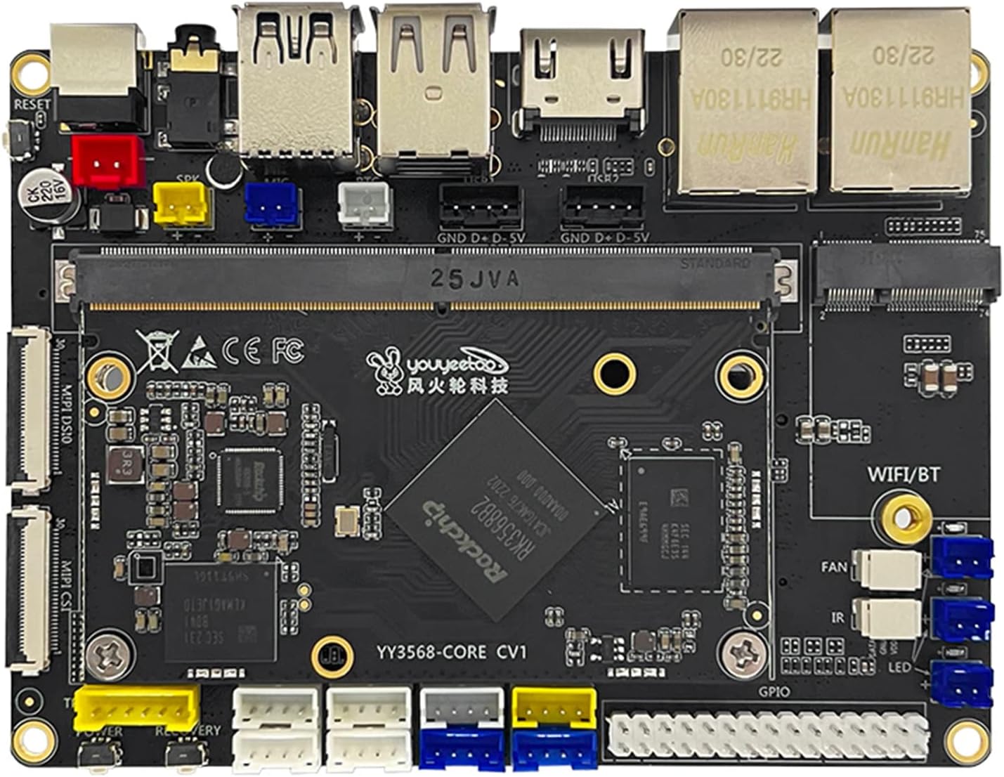 Amazon.co.jp youyeetoo YY3568 オープン ソース ARM コア マザーボード Rockchip RK3568 は