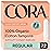 Cora Organic Applicator Tampons | Regular Absorbency | 100% Organic Cotton, Unscented, BPA-Free Compact Applicator | Leak Protection | Packaging May Vary | 72 Total