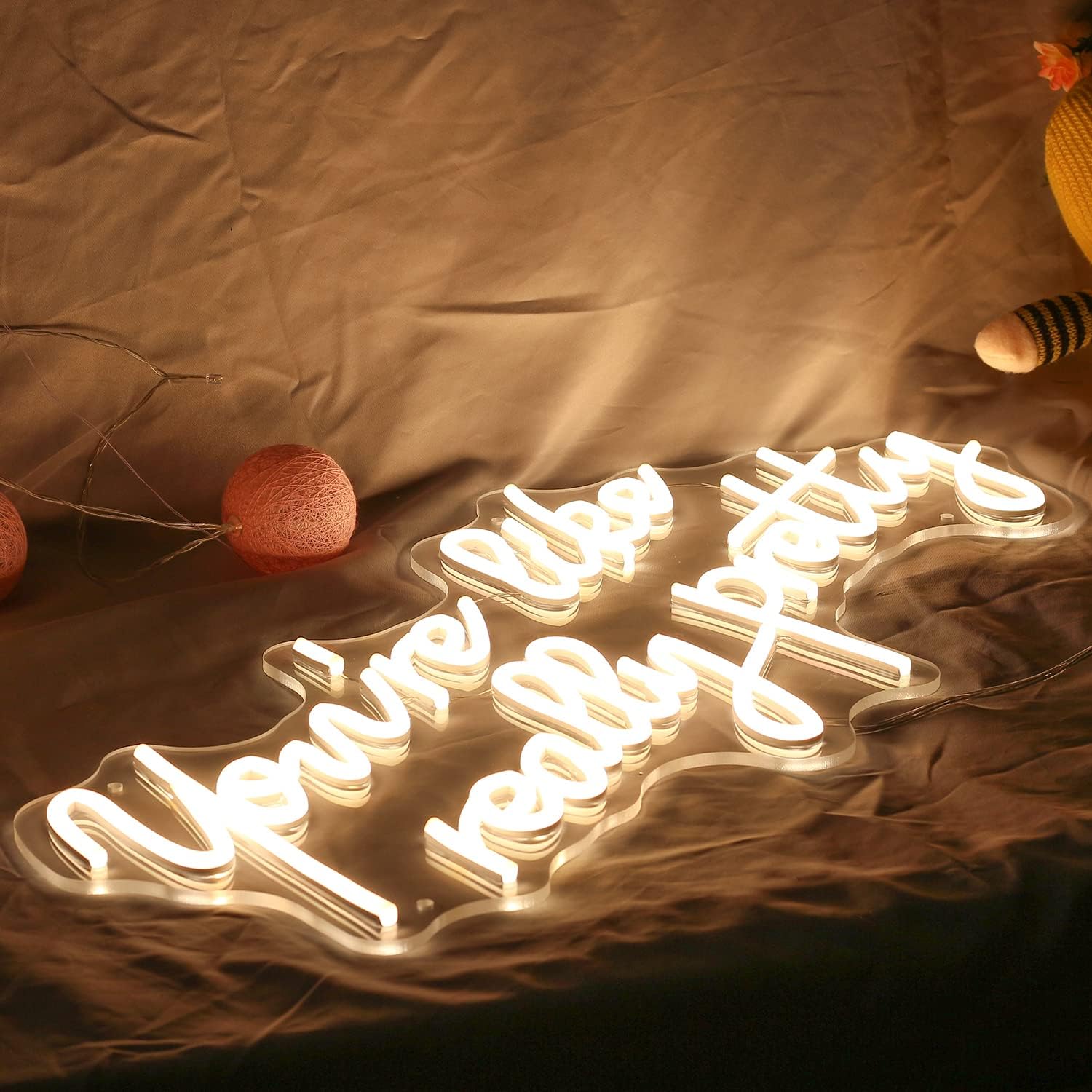 Custom Neon Signs for Bedroom Wedding Birthday Party Prom Home Room Shop Logo Bar Gifts Name Neon Signs Wall Decoration Salon Shop Office LED Neon Name Sign
