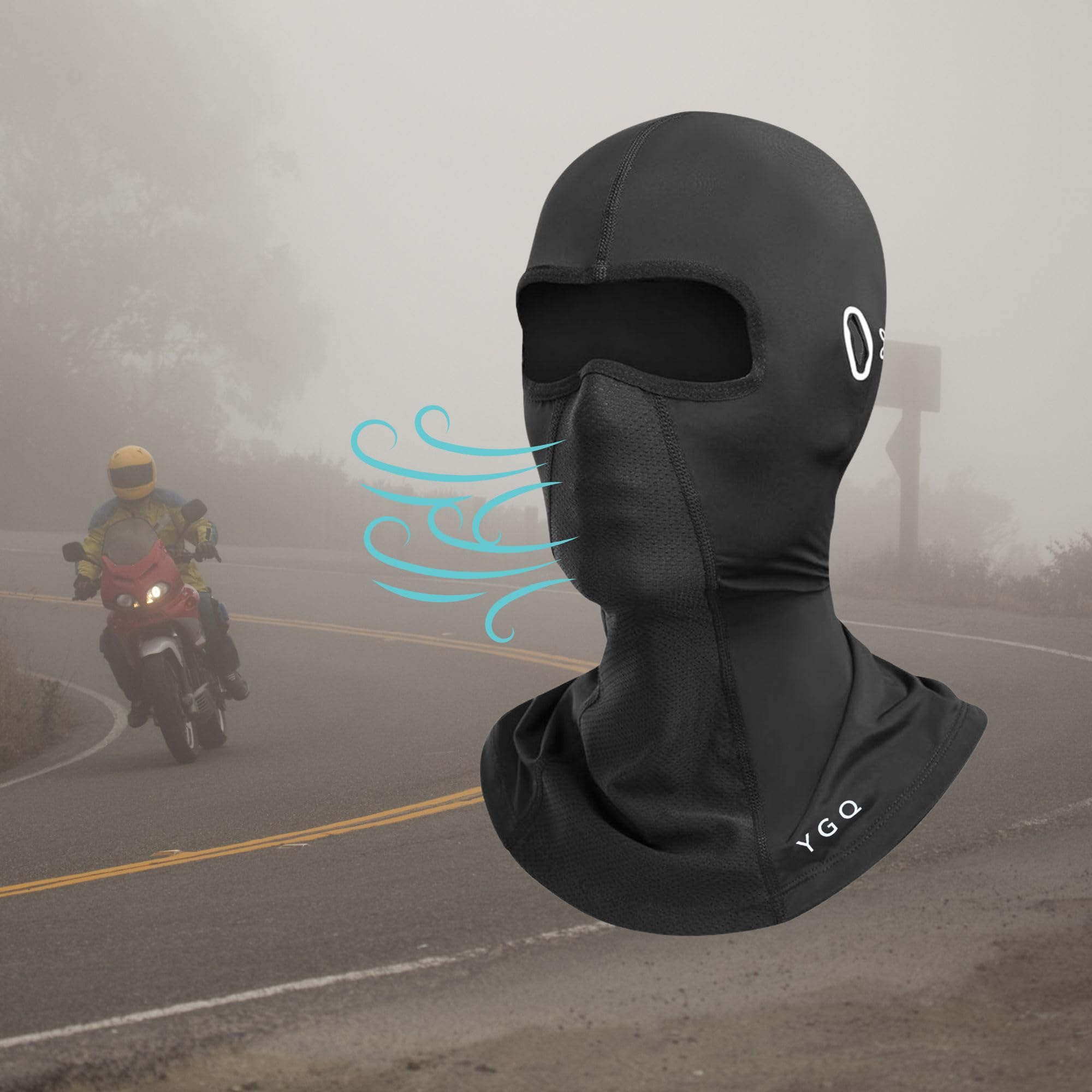 Passamontagna invernale Balaclava, maschera integrale da moto sotto il casco, scaldacollo antivento con cappuccio per sci, moto, ciclismo ed escursionismo