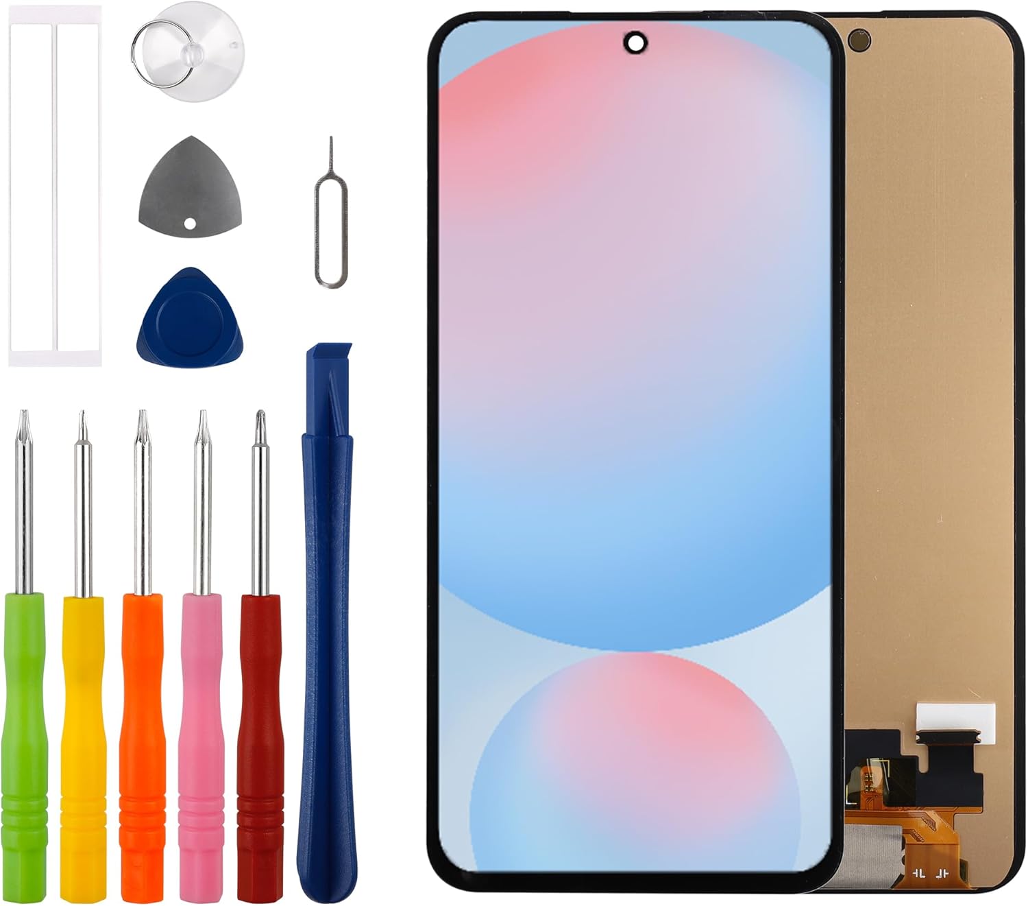 Duotipa OLED Screen for Samsung Galaxy S24 FE 6.7" LCD Display Touchscreen Digitizer Assembly with Repair Tools Kit,Support Fingerprint