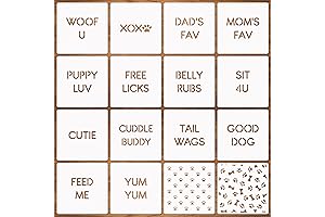 Bulldog Stencil - Conversation Cookie - 16 Styles