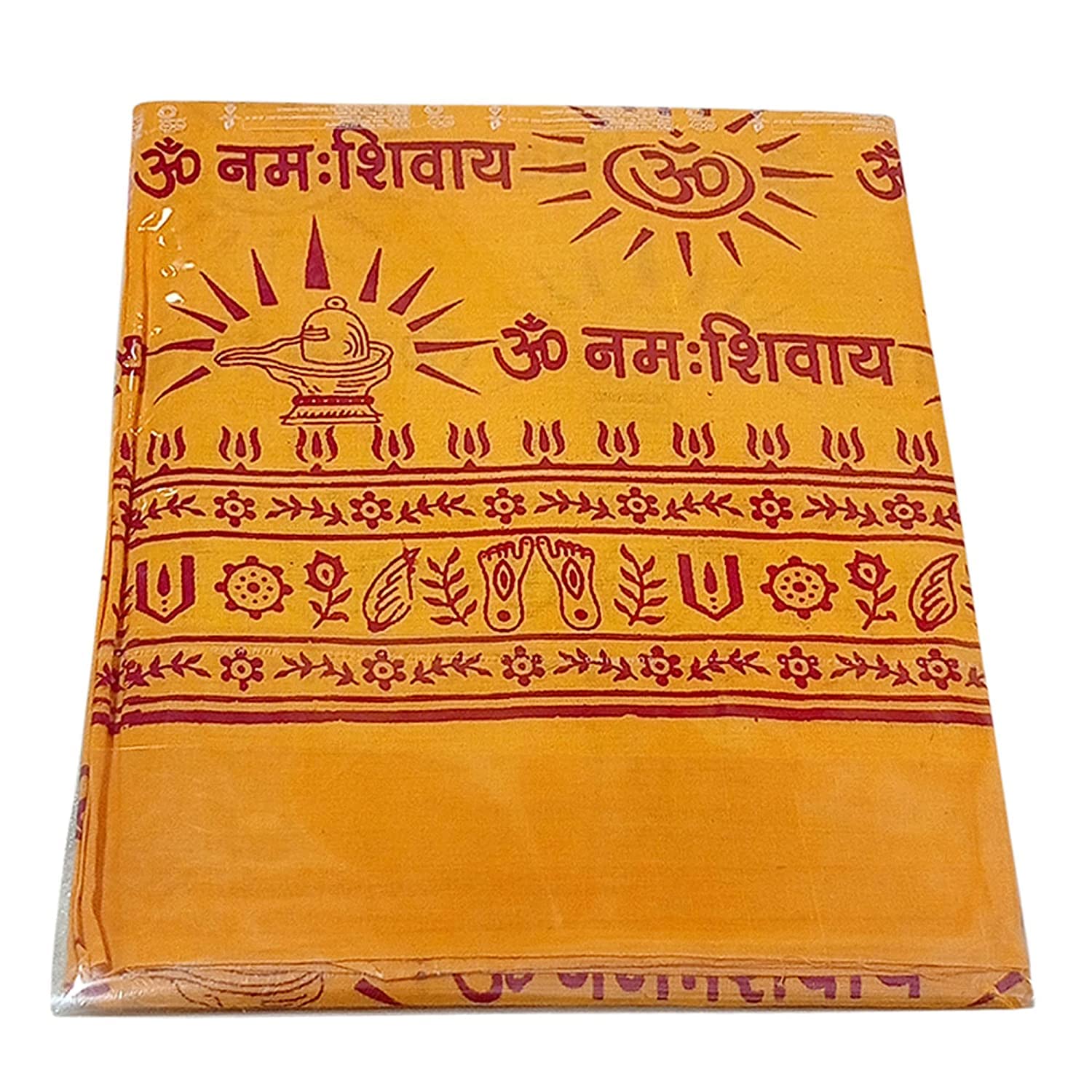 qwick click Lord Shiva Mahamantra For Holy Symbols Printed Shawl-picture-41