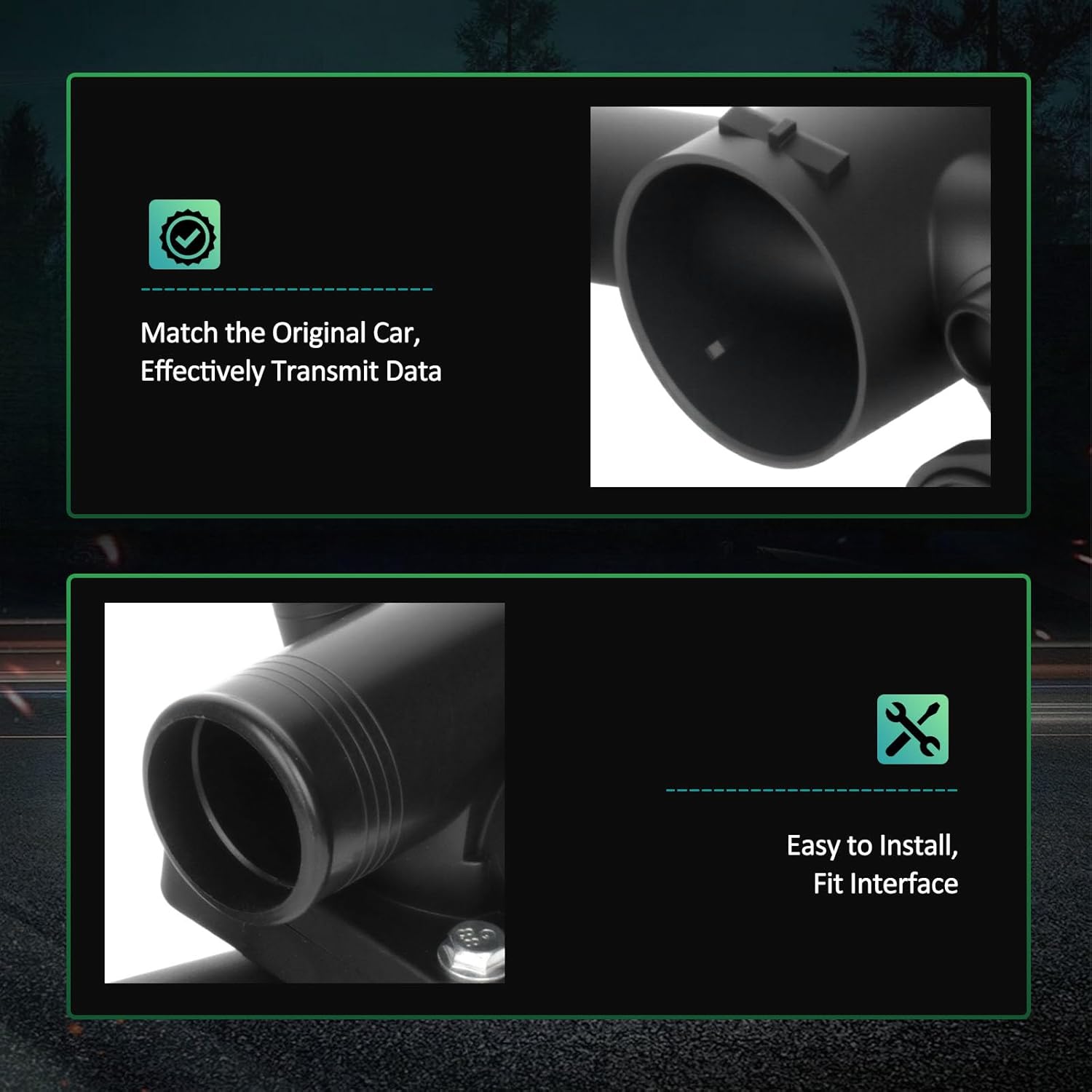 SCITOO Thermostat Housing Assembly Compatible For Ford For Thunderbird 2003-2005,For Lincoln For LS 2003-2006