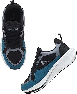 Impakto TurboSole Pro Men Running Shoes Lightweight & Breathable Sport Shoes for Gym, Trainning & Travel Cushioned Insole Anti Skid Outsole for Firm Grip