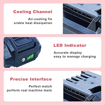 DTK Replacement for SKIL 20V Battery PWR CORE BY519601 BY519603 BY519702 3.0Ah Cordless Power Tools
