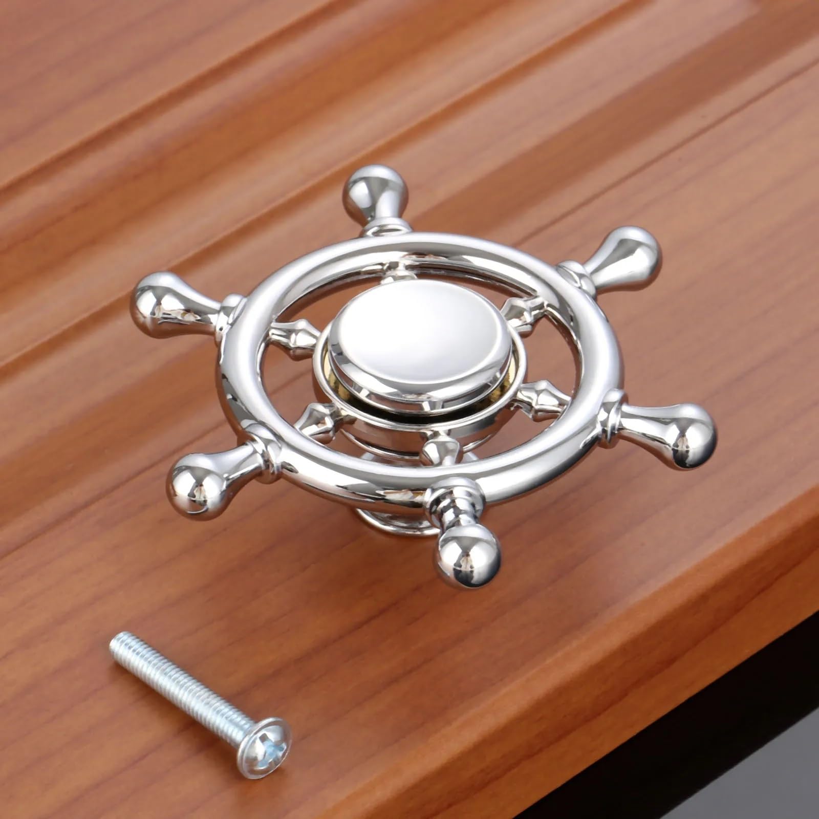 Tirador giratorio para muebles, pomos de armarios y tiradores de cocina para cajones modelo C