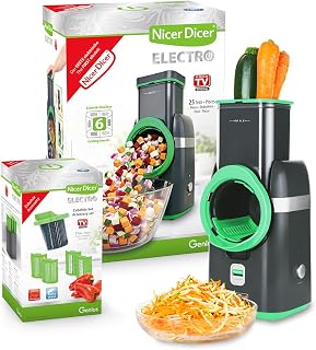 Nicer Dicer Electro Gemüsehobel elektrisch Deluxe Set