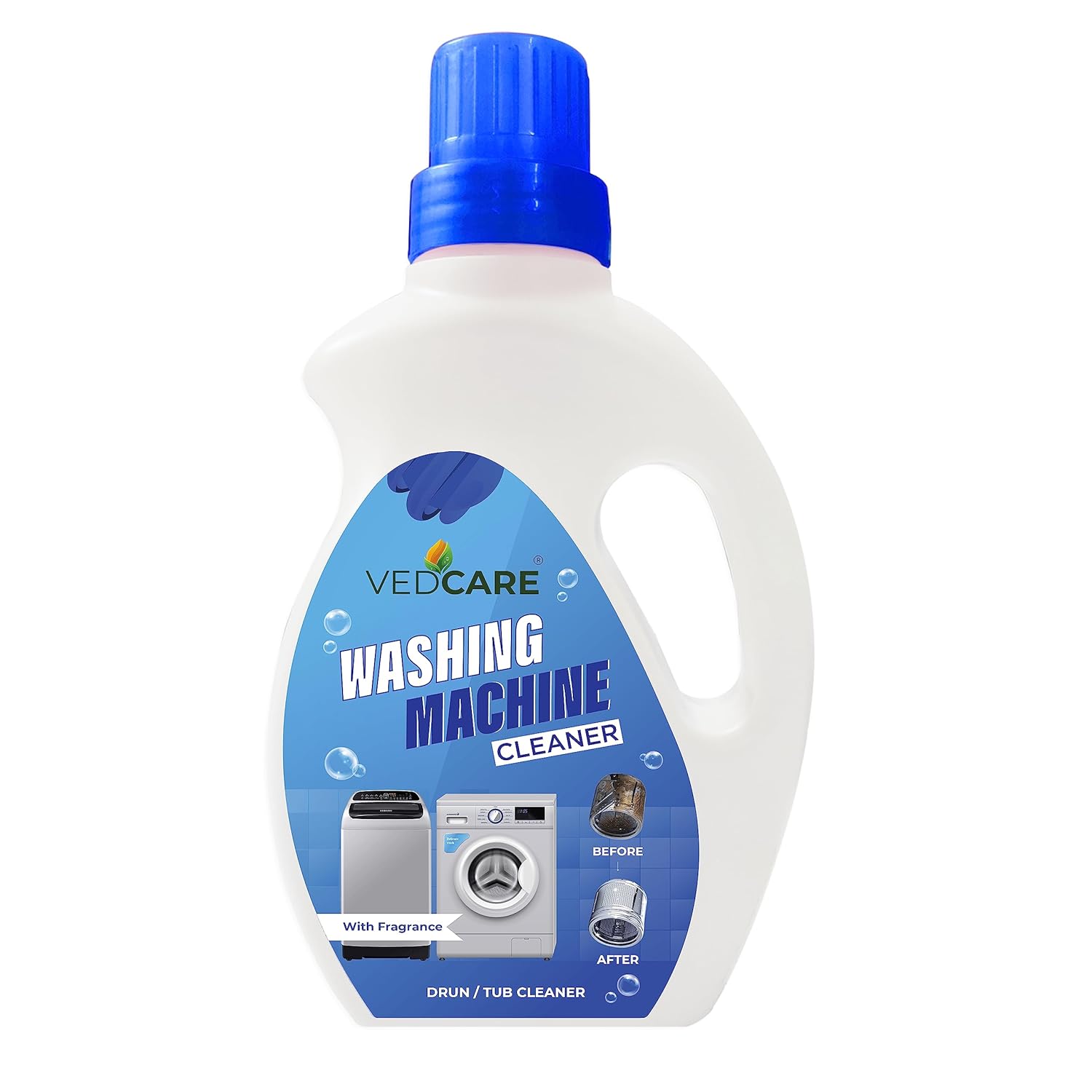 Premium Descaler Washing Machine Cleaner liquid With Fragrance For Perfect Cleaning of Tub/Drum/Washing Machine Cleans (500 ML)