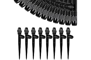 20Pcs Drip Irrigation Spray Emitters, 360 Atomizing Nozzles