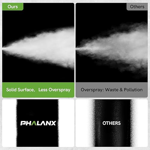 Miniatura 2 de PHALANX Pulverizador de pintura sin aire, pistola de pulverización eléctrica de alta potencia 3000PSI con pistola de metal, para pintar casas, Verde