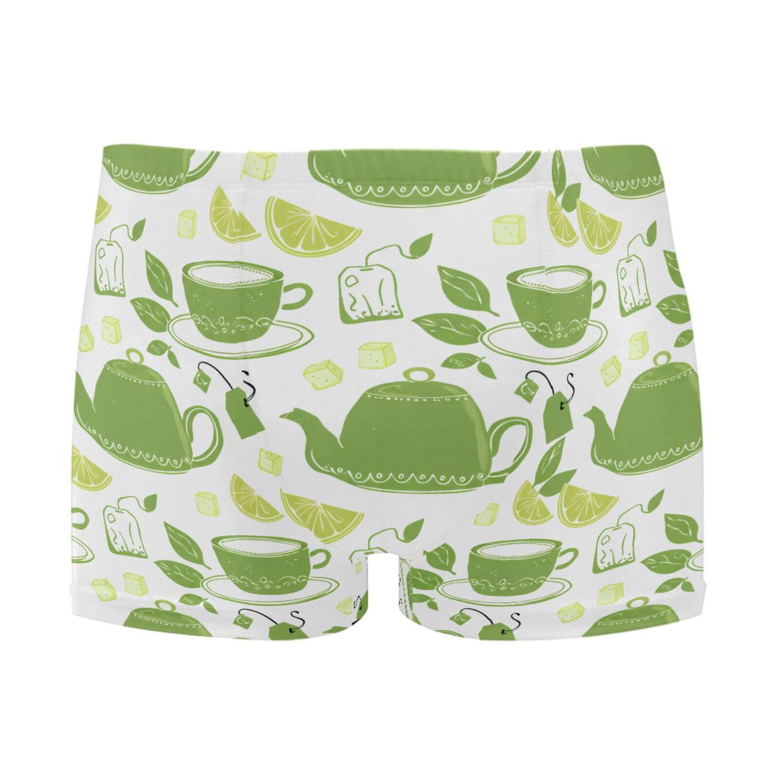 UMIRIKO Mens Swim Trunks Tea Pots Square Leg Swimwear Bathing Suits Swimsuit for Men XL 202c1364