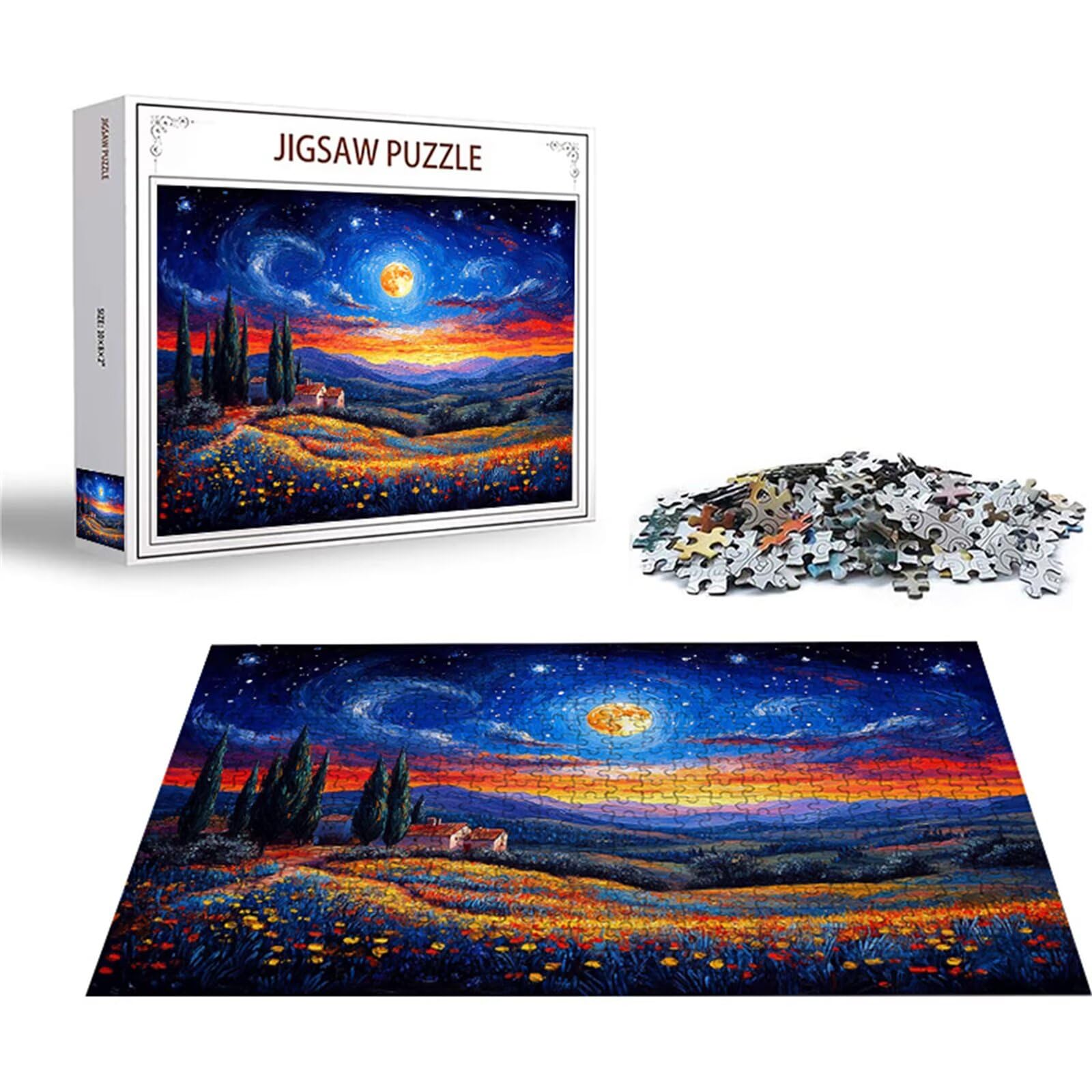 Puzzle 1000 sztuk krajobraz puzzle kwiat układanki drewniane, klasyczne dla dorosłych diY gra wyzwanie idealnie pasują między nimi literami z tyłu Wysokiej jakości układanki dla dzieci dorosłych wiek