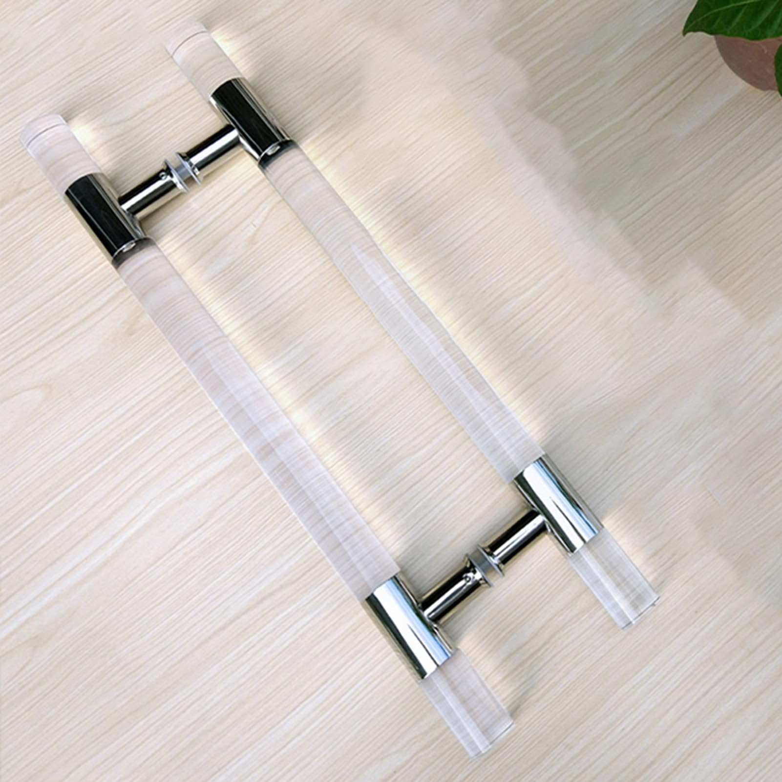 Poignée de porte de grange double face pour remplacer poignée bois ou verre