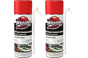 Black Spray Waterfall Foam Sealant 2X12OZ Pack