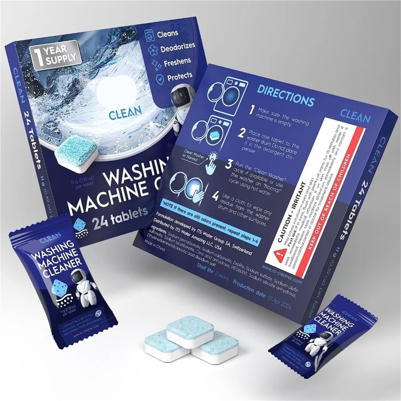 washing machine cleaner tablets Tiefenreiniger Waschmaschinenreiniger