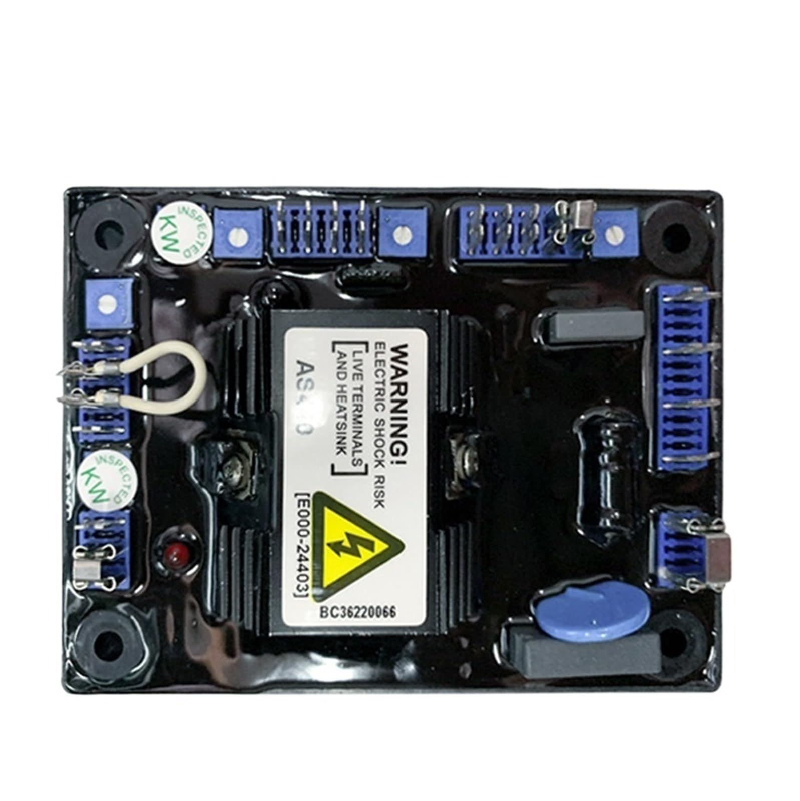 CSKWLLNBC 1pcs Voltage Regulator AS440 AVR Generator Diesel Brushless Genset Capacitor